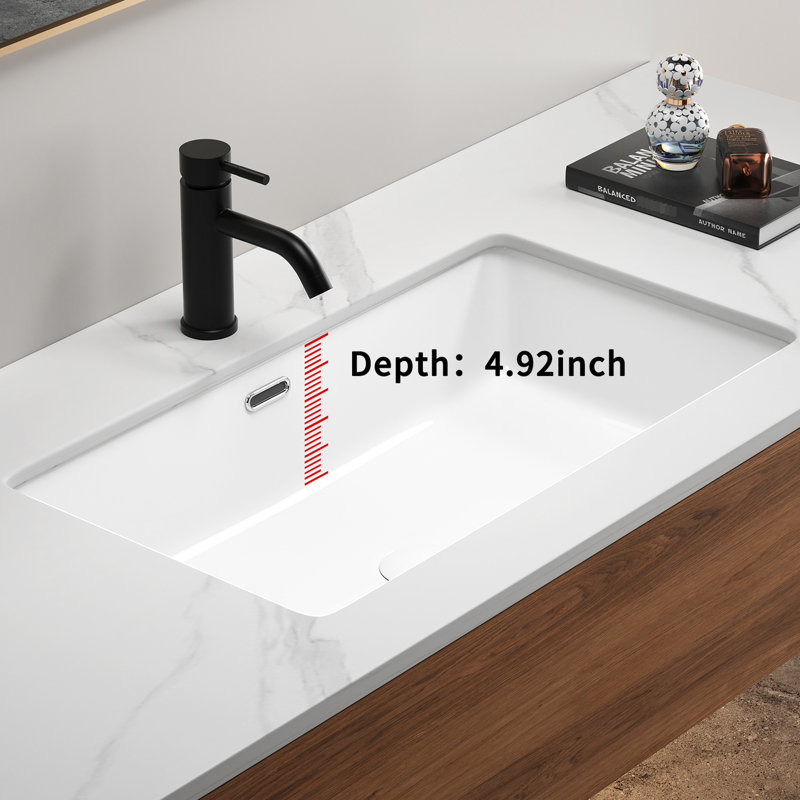 Évier blanc encastrable 28 po pour cuisine et salle de bain, construction, look moderne, ensemble d'accessoires avec comptoir, noyau solide