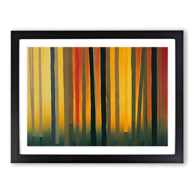 Abstract Forest Summer Vol.1 - Single Picture Frame Painting