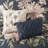Navy King 8 Piece Comforter , Cotton Blend, Ruffled Euro Shams, , Machine Washable Fabric, Blush Reverse, Bedding-121400122
