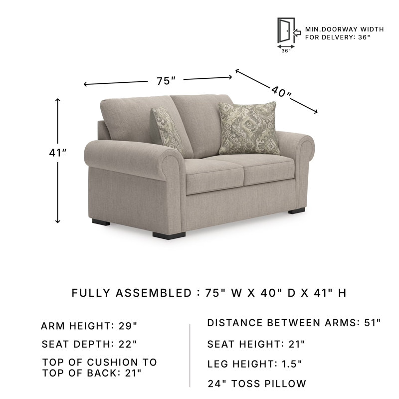 Sararose Loveseat