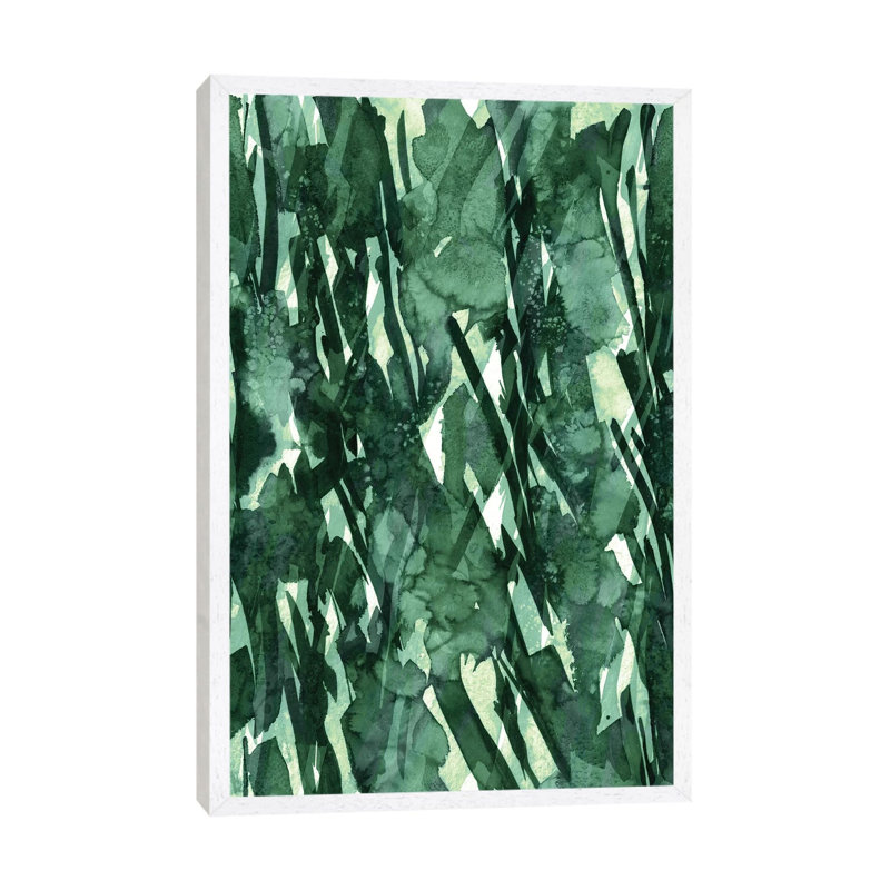 Frosty Bouquet III by Julia Di Sano - Print on Canvas, White Framed, 66.04 cm H x 45.72 cm W