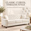 Canapé Chesterfield en velours Chisholm-1338570264