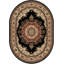 Tapis beige / noir Clarence-20963613