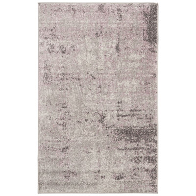 Tapis gris clair / mauve Riebe