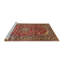 Tapis oriental tissé à la machine Cherelyn-301593842