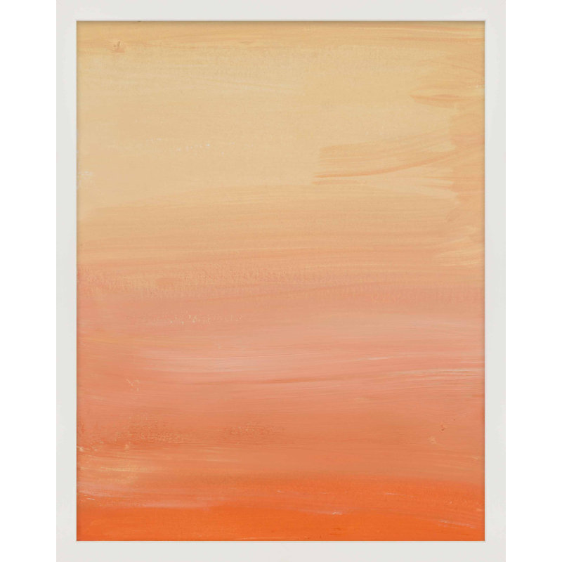 «Knipe Daydream 4» par Andrea Stokes - impression d'un seul cadre, H 20 po x l 16 po x P 1,25 po, Papier avec cadre blanc