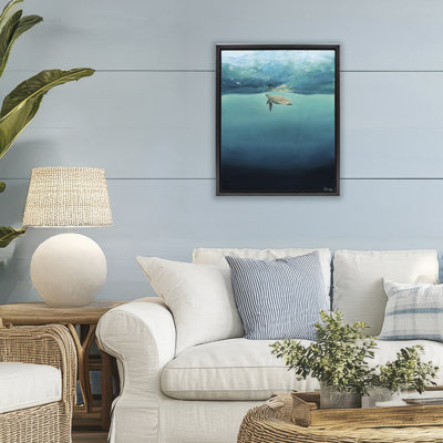 Tortue sous le cadre flottant, conception de Georgie Harrison