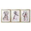 «Sitting Dog I», ensemble de 3 cadres photo-235892090-235892089
