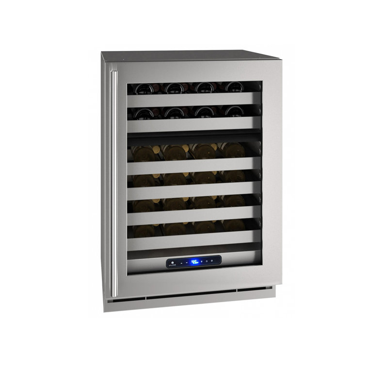 U-Line Dual Zone 23.625'' 49 Bottle Wine Refrigerator