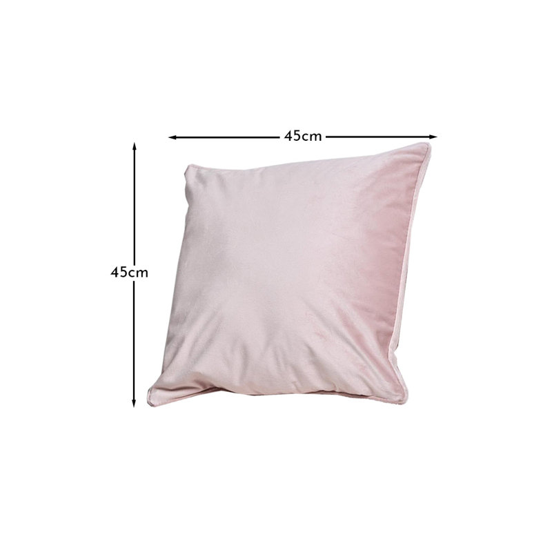 Lorrine Square Euro Cushion Cover, Pink