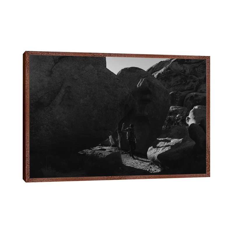 Joshua Tree Explorer by Bethany Young - Print on Canvas, Classic Brown Wood Framed, 45.72cm H x 66.04cm W x 3.81cm D
