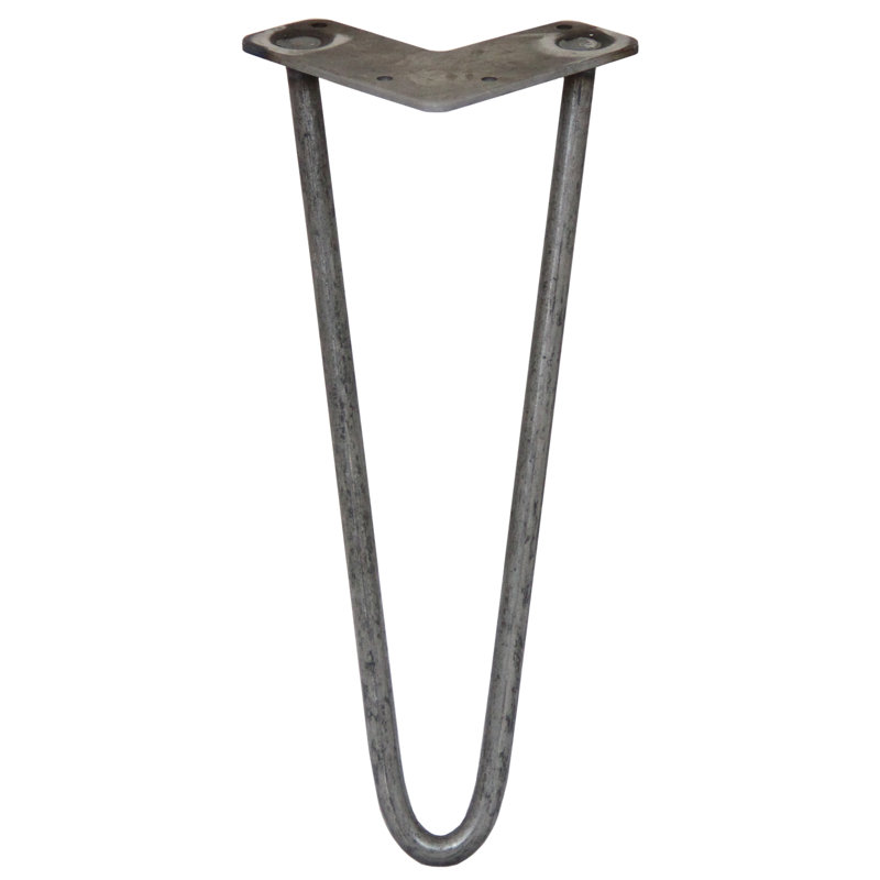 Klimek Table Leg, Silver, 30.48cm H x 11cm W x 8cm D