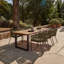 Fabiano 6 - Person Patio Dining Set with Rectangular Table , Cushions Included-1220225855