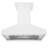 ZLINE 30 in. Wooden Wall Mount Range Hood in Shiplap Bright White Finish