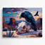 «Southwestern Animals», art mural en métal mauve 45-869183511