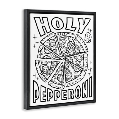 Cadre flottant Saint Pepperoni, par Ziwei Li