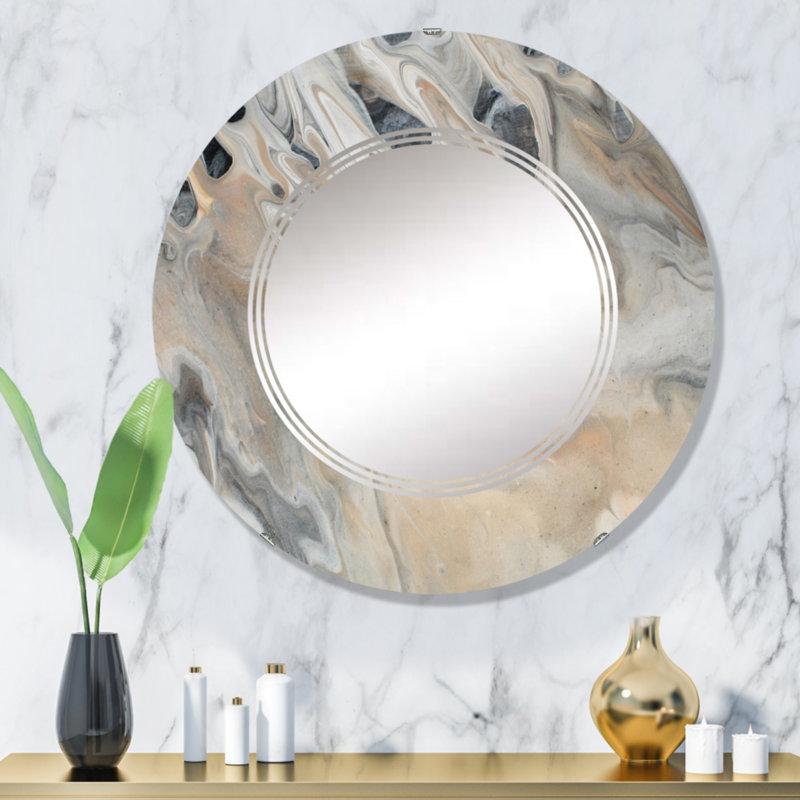 Circle Mirror, 32" x 32"