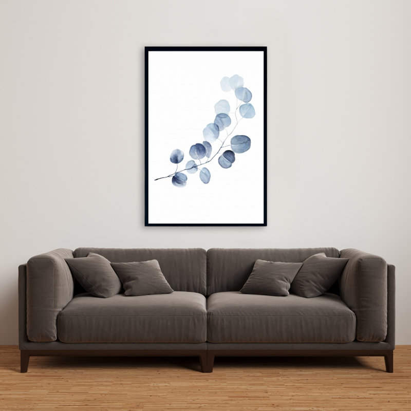 "Une branche d'eucalyptus" sur toile