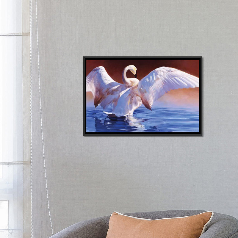 « boudoir », impression sur toile, H 18 po x l 26 po x P 1,5 po, Toile avec cadre noir, Pas de tapis