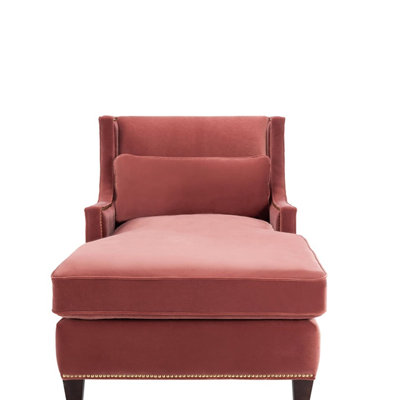Comfortable fashion studded solid wood chair