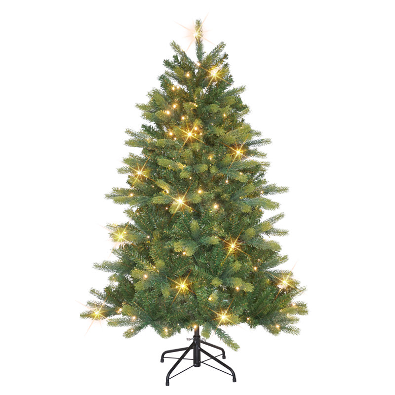 137.16cm H Lighted Artificial Christmas Tree