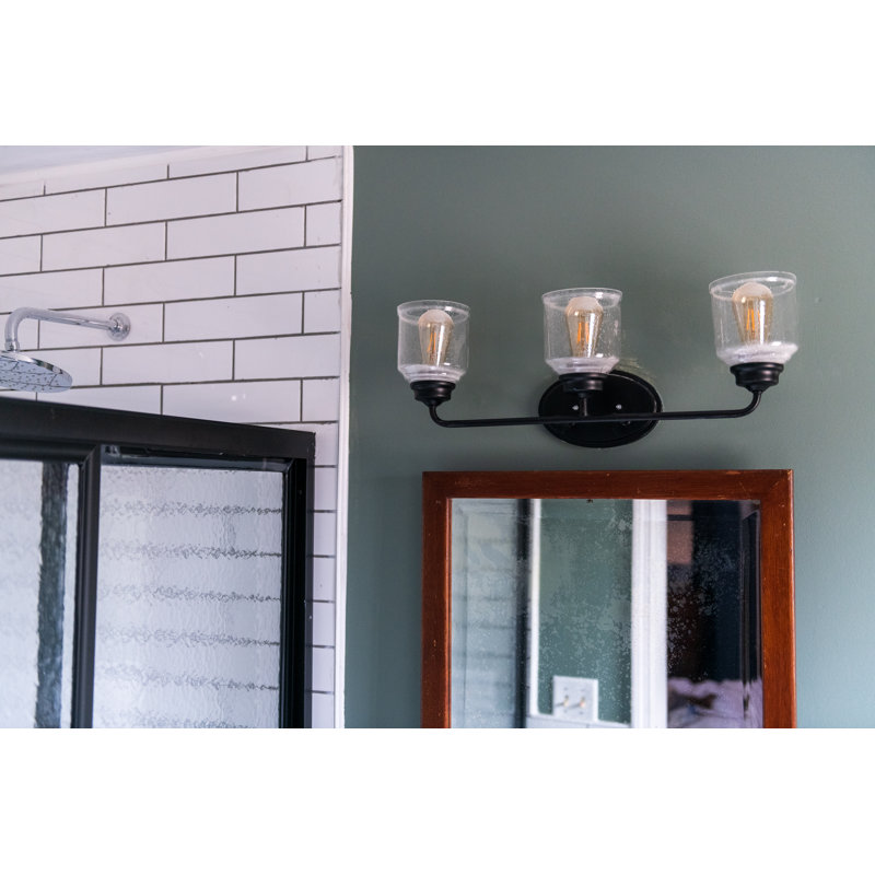 Nunez 3 - Light Dimmable Vanity Light, Black