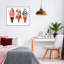 Giclée encadrée de cônes de glace rouges et noirs, design par Amanda Greenwood-1140486130-1140486142
