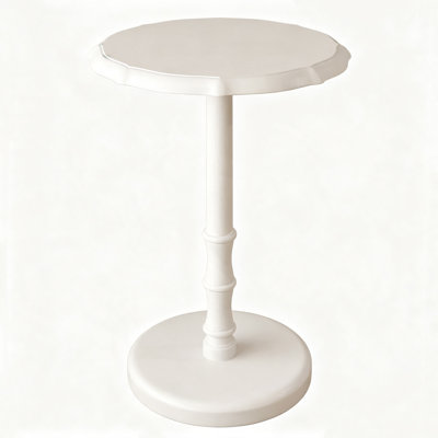 Table d'appoint piédestal 15,7 po Vintage