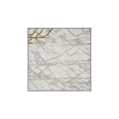 Machine Washable Gray Area Rug