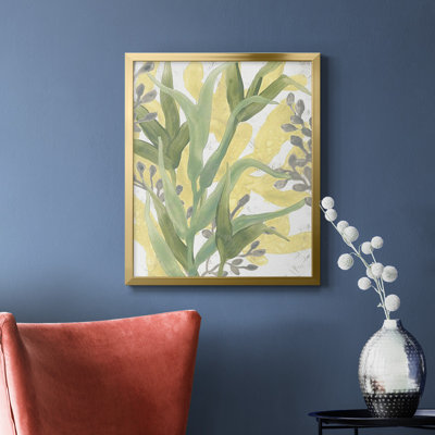 Toile encadrée de qualité supérieure Sea Grass Fresco II - prête à être accrochée