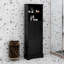 Grande armoire de rangement pour salle de bain avec porte, tiroirs et tablettes de rangement ouvertes, avec tablettes réglables-1489506761