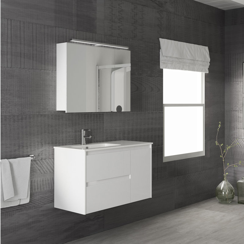 Ambra 35.6'' W Single Vanity, Samara Ash