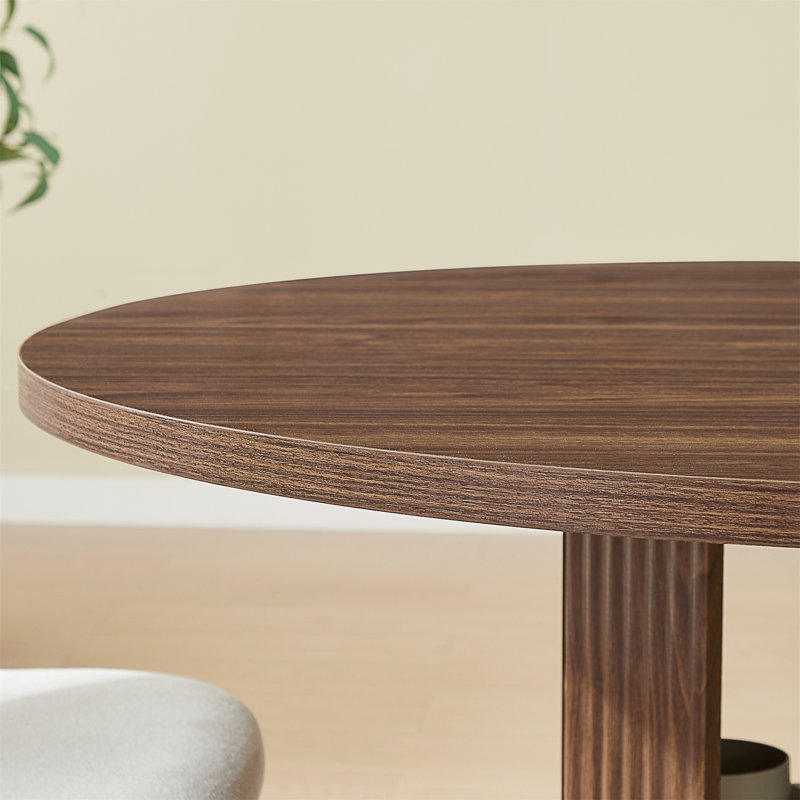 Table de salle à manger de 47,24 po (pour 2 à 4 personnes) avec deux chaises de salle à manger qui allie les styles moderne et campagnard