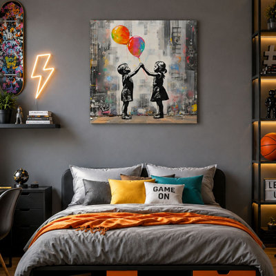 Peinture décorative sur toile