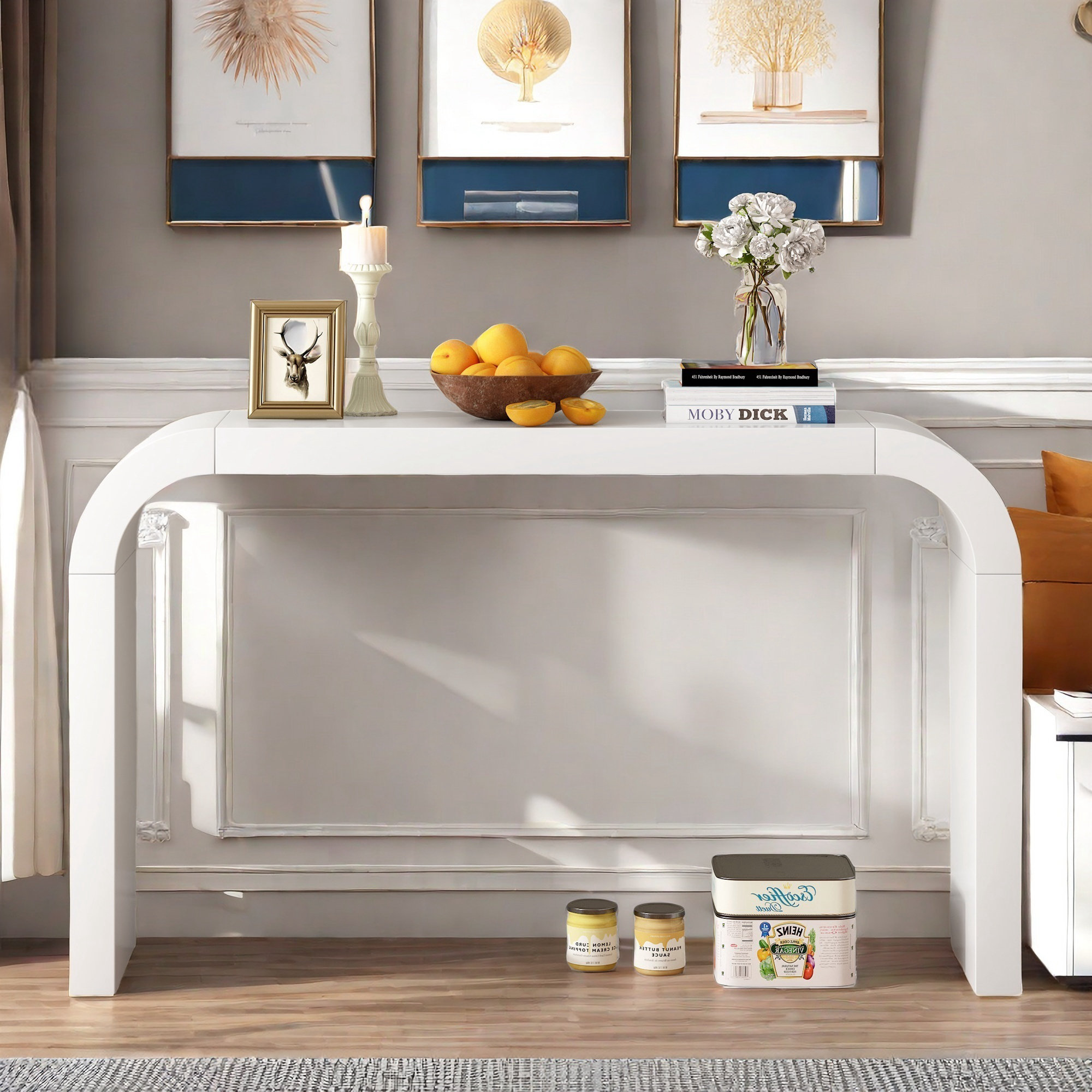 Image showcasing 35 Amazing Console Table Decor Ideas You Should Definetly Try