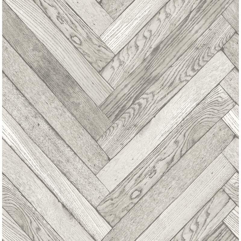 Rouleau de papier peint texturé L 33 pi x l 20,5 po Ashwika, Gris clair