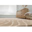 Tapis beige crème Flourish Wavy Lines-889589036