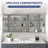 48" W x 26" H LED Medicine Cabinet with Mirror, Defogger, USB Outlet, Dimmable Tri-Color Lighting & Touch Sensor, Surface Mount