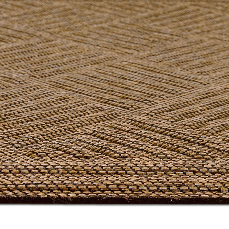 Tapis d'extérieur en caoutchouc recyclé Lozoya Impressions, 2 pi x 3 pi, Jacquard Safari