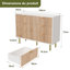 100 cm W Chest of 6 Drawers