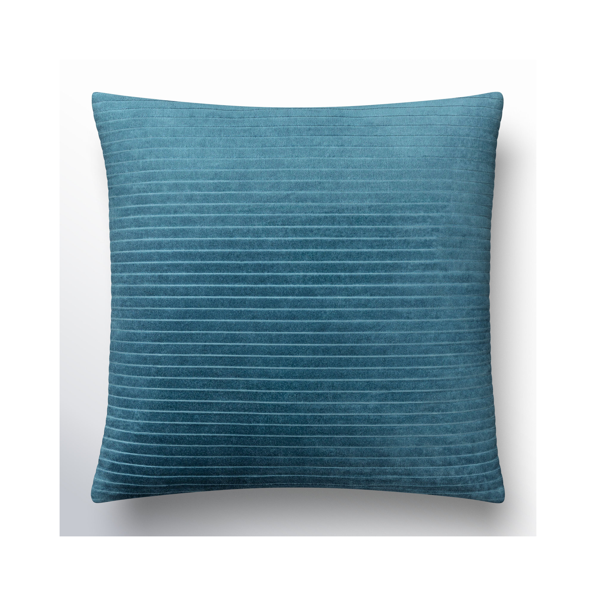 Cotton Throw Pillow, 22" x 22", Polyester/Polyfill, Mustard
