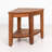 Charkita 16'' W Teak Corner Shower Bench