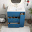 Ensemble de meuble-lavabo moderne autoportant avec quatre tiroirs