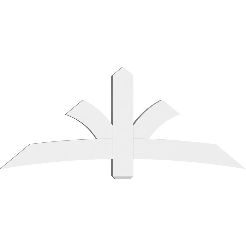Support pour pignon Davenport, H 30 po x l 72 po (pas: 10/12), P 4 po x F 6 po, PVC
