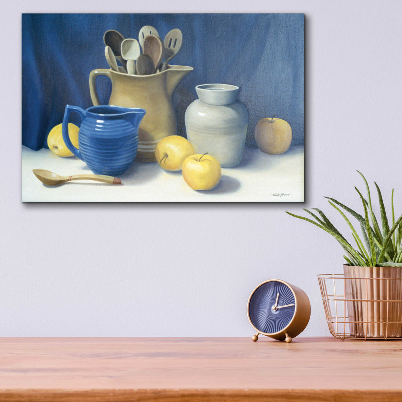 «Blue Pitcher» par - Impression sans cadre, H 12 po x l 16 po x P 0,13 po