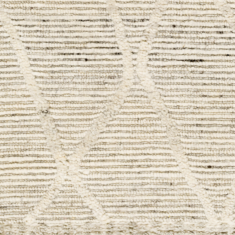 Wool Geometric Area Rug, Rectangle 2' x 3'