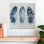 Plumes bleues indigo Kerner I