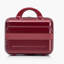 14"/20" 2 pcs/set in ABS Spinner Wheel Luggage, with Combination Lock,14" Cosmetic Case (WINE RED)