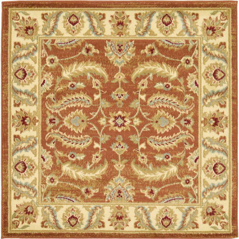 Odyssey Oriental Indoor Rug, Square 4'