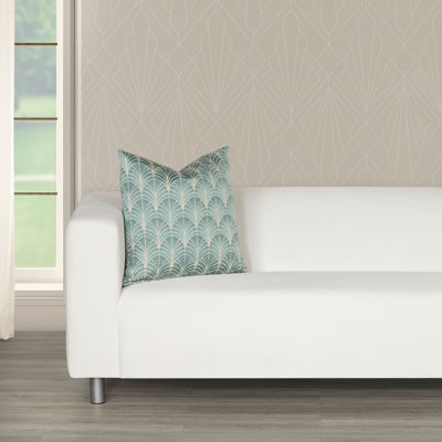 At The Gate Art Deco Throw Pillow